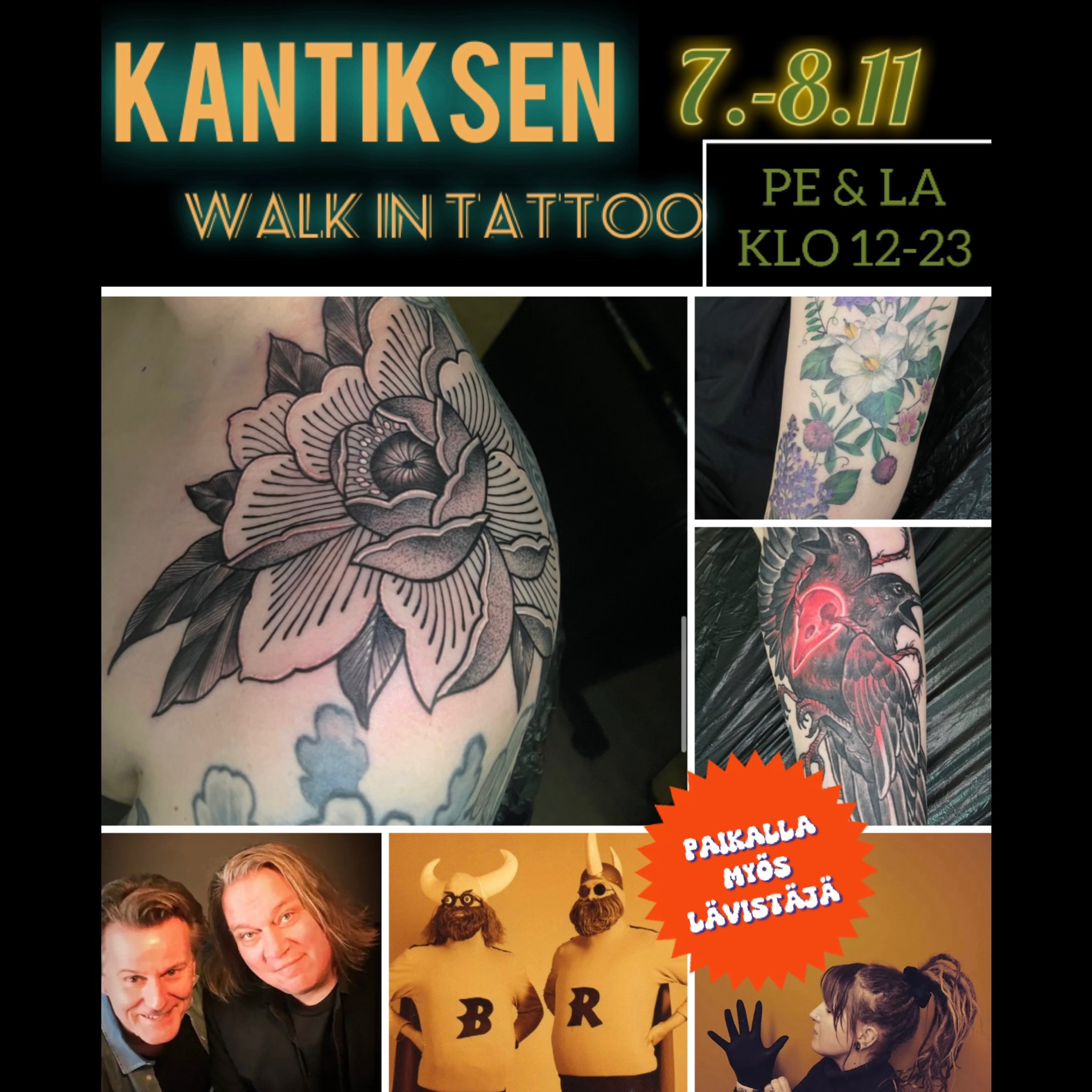 Kantis Walk in tattoo 7.-8.11.